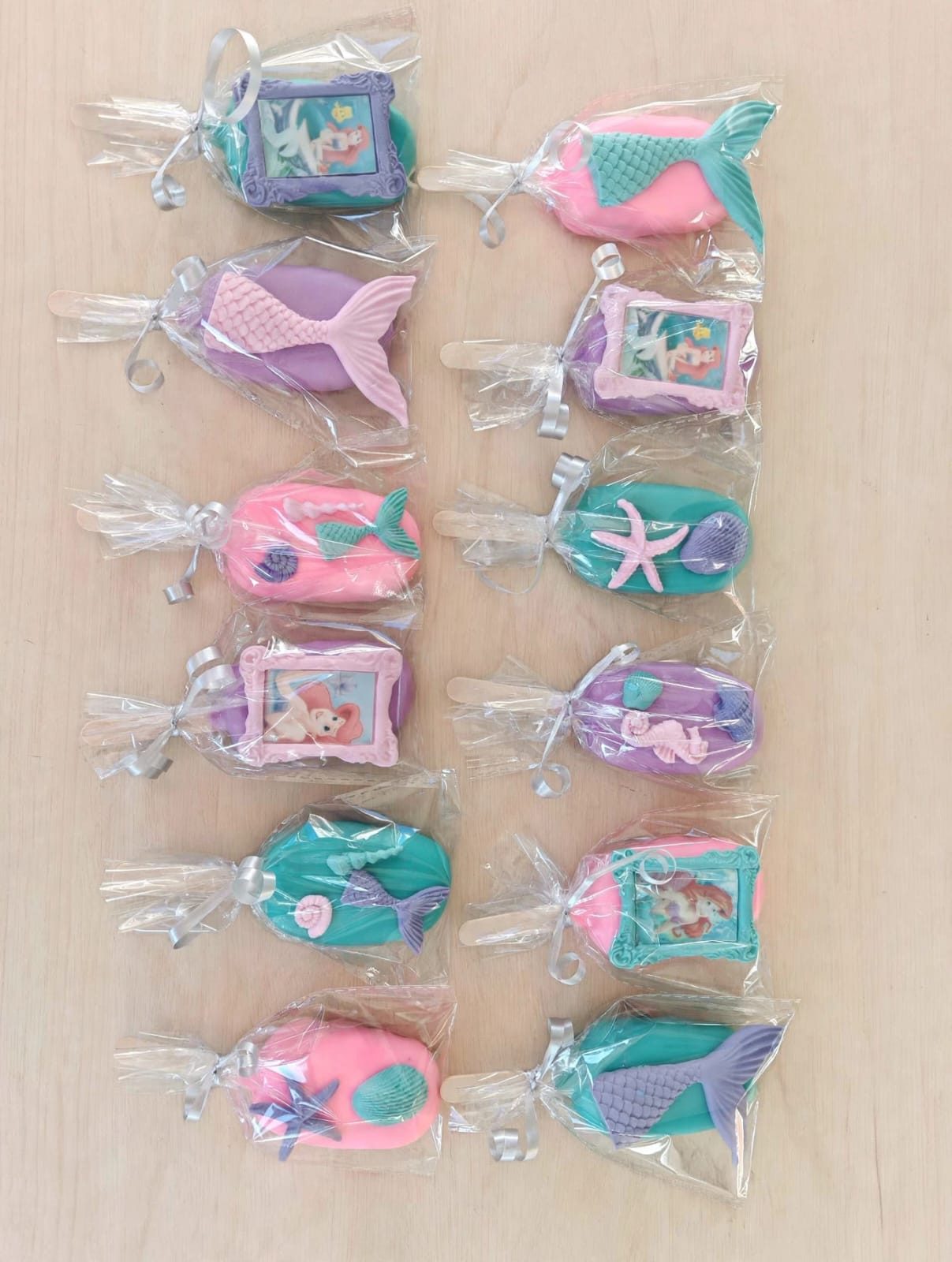 Wrapped mermaid tail treats